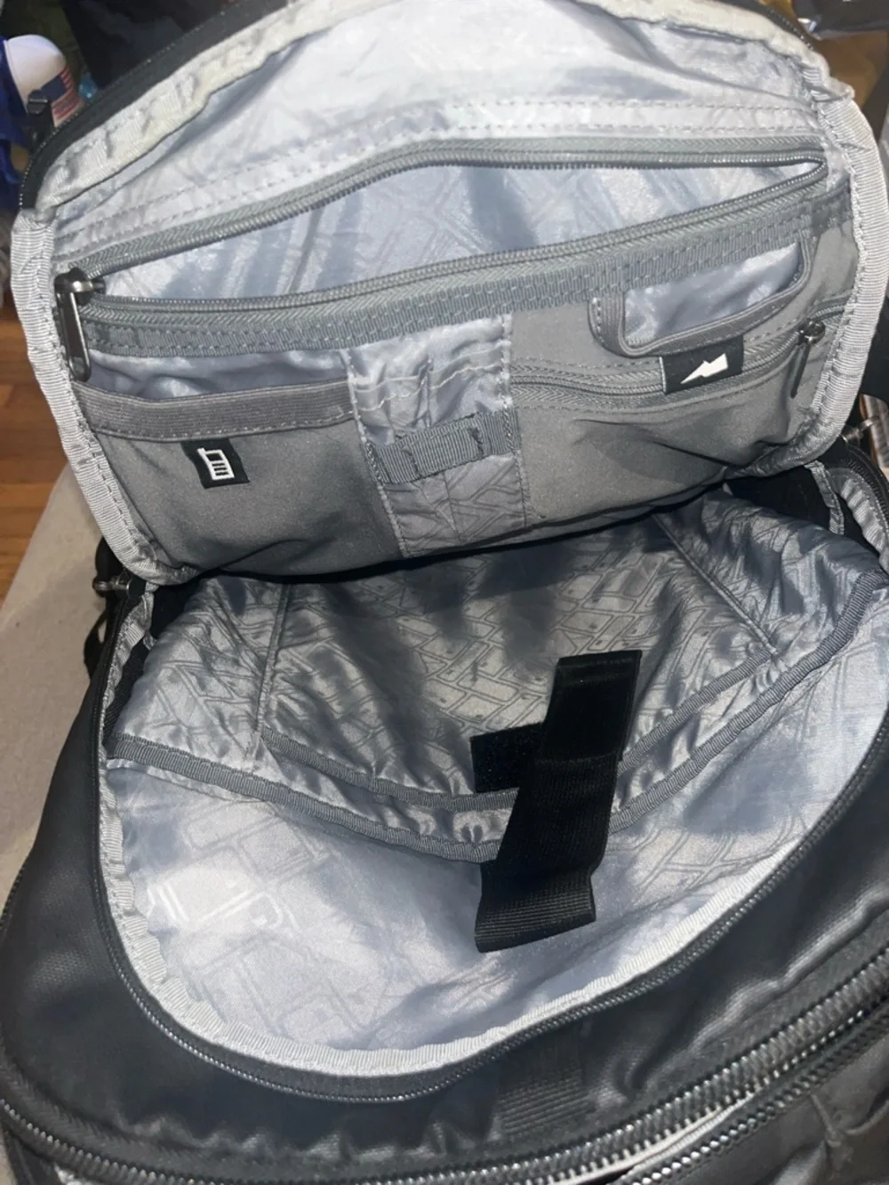 Travel Black Water-Resistant Backpack - Sleek Everyday Carry - Picture 2 of 5